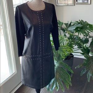 Laundry Faux Leather Dress